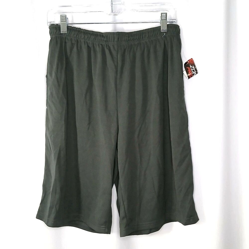 Zone Pro Basketball Shorts Athletic Lghtwt Pockets Drwstring Gray NWT Mens Small